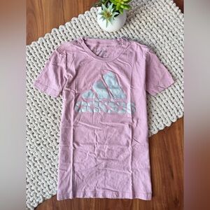 Adidas | Women’s Amplifier Logo T-Shirt in Dusty Purple | X-Small